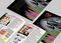 Дизайн и верстка каталога для компании КРИТ - замки и дверная фурнитура
