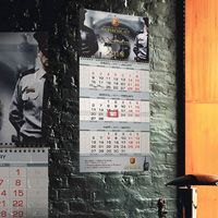 Печать квартального календаря для компании ЧОП ЛЕГИОН 97